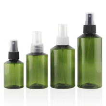 Botella plástica verde al por mayor de la fábrica para el perfume (PB12)